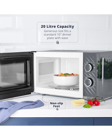 Swan Windsor Microwave Grey