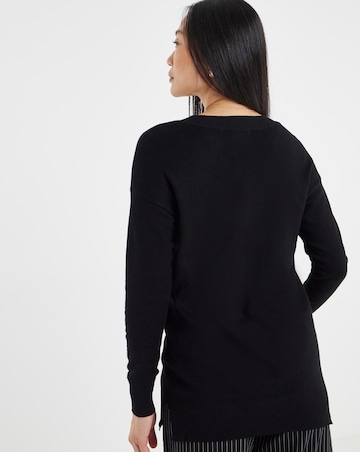 V Neck Slouch Tunic