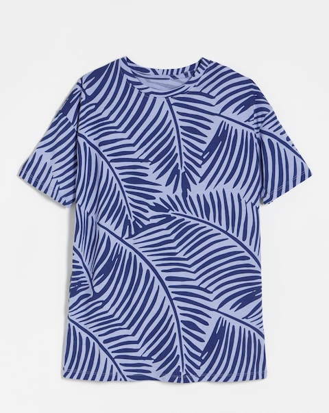 Simply Be Value Pyjama Legging Set Palm Print