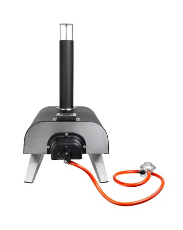 George Foreman Dual Fuel Powered Pizza Oven with Paddle & Carry Bag