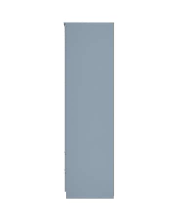 Humber Ready Assembled 2 Door 2 Drawer Mirrored Wardrobe - Kids