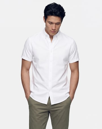 Short Sleeve Oxford Shirt Long Length