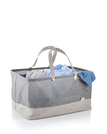 Minky Collapsible Fabric Water-Resistant Laundry Bag
