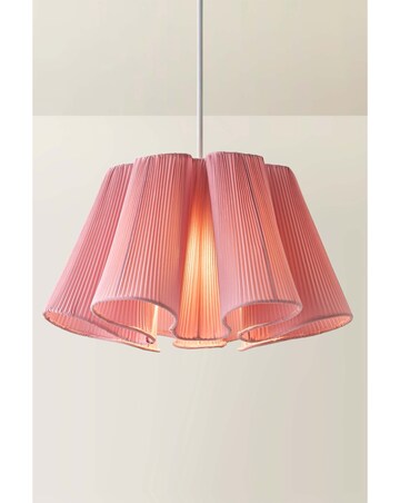 ValueLights Jemima Pink Full Pleated Shade
