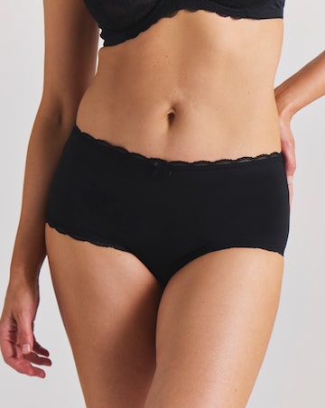 Pretty Secrets (3 Pack) Rib Micro Lace Trim Shorts