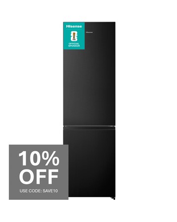 Hisense RB435N4BFE Fridge Freezer - Black
