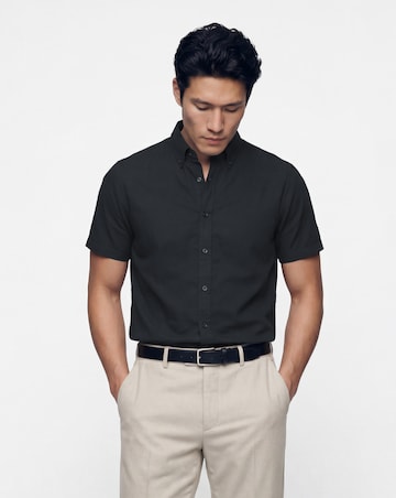 Short Sleeve Oxford Shirt Long Length