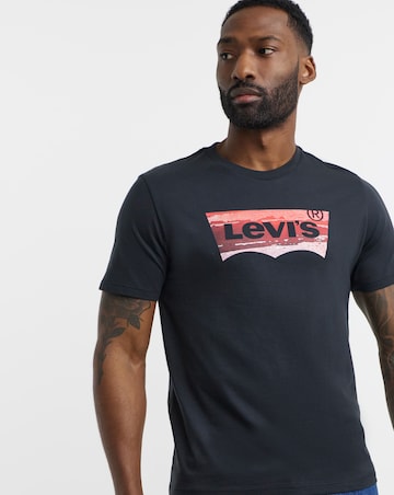 Levi's Short Sleeve Graphic Batwing T-Shirt - Black
