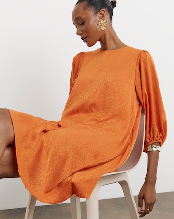 Joanna Hope Satin Jaquard Swing Dress