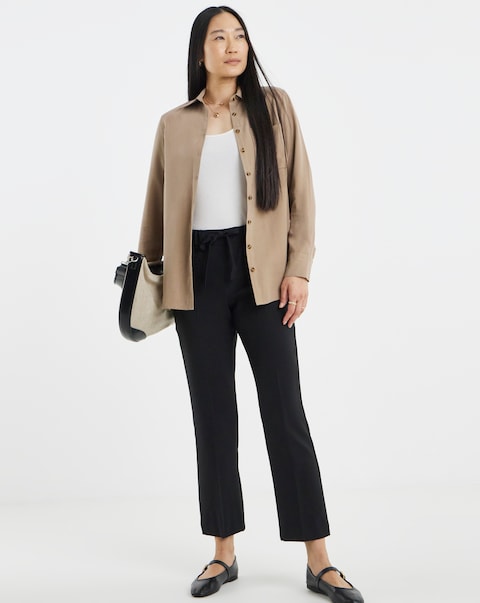 Tailored Straight Leg Trousers
