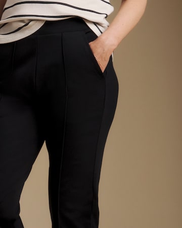 Slimma Black Comfort Fit Straight Leg Trouser Regular