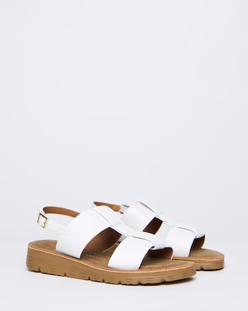 Joy Two Strap Comfort Sandal - Wide Fit (E)