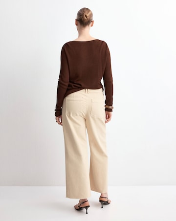 Mango Catherin Culotte High-Rise Jeans