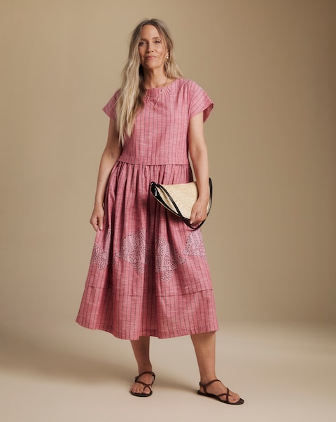 Julipa Stripe Midi Dress