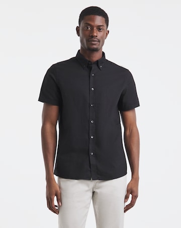 Short Sleeve Oxford Shirt Long Length