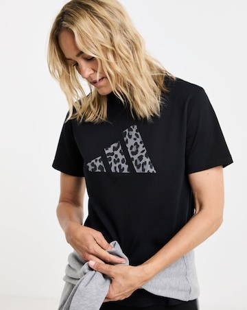 adidas Animal Print Logo T-Shirt