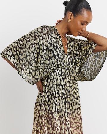 Joanna Hope Metallic Animal Dress