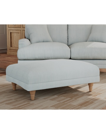 Lily Stripe Footstool