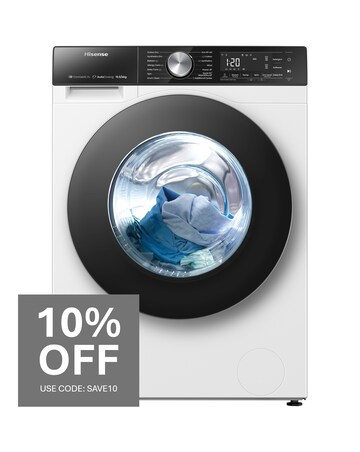 Hisense 5S Series WD5S1045BW 10.5KG Freestanding Washer Dryer - White