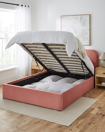 Emery Velvet Ottoman Bedframe