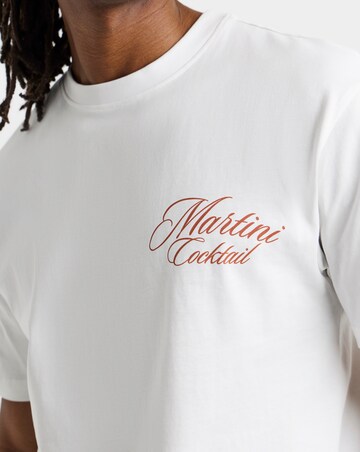 Only & Sons Martini Back Graphic T-Shirt - White