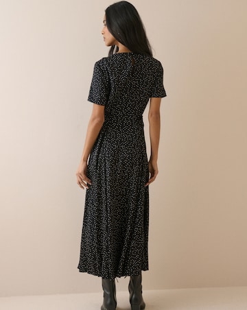 NOBODY'S CHILD GAIA POLKA DOT MIDI DRESS