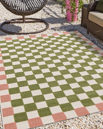 Zouk Checkerboard Indoor/Outdoor Rug