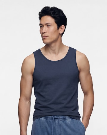 Pure Cotton Vest- Navy