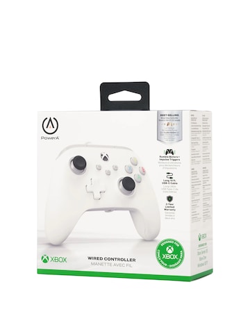 PowerA Wired Controller for Xbox Series X/S - White