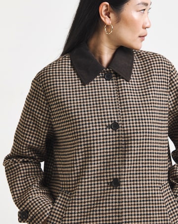 JDY Check Coat