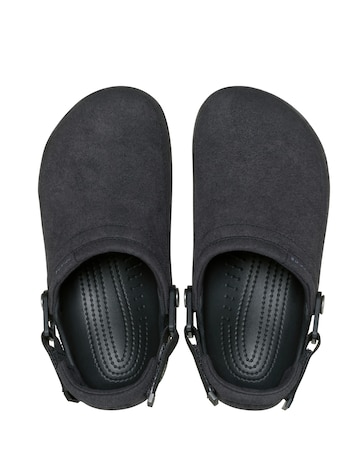Crocs Classic Crafted Vegan Suede Clog - Black