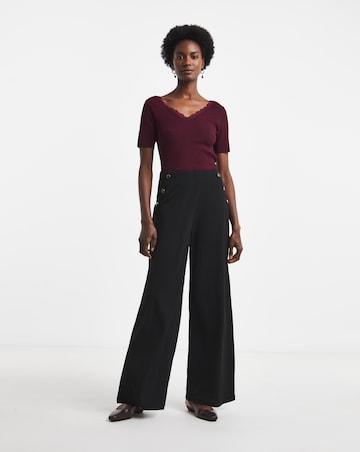 JDY Button Jersey Trouser