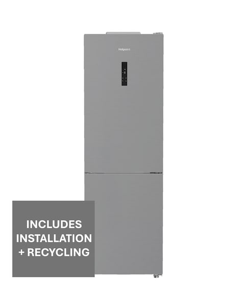 Hotpoint HPK 26363 XBR5UK Dual No Frost 60/40 Fridge Freezer Silver + Install