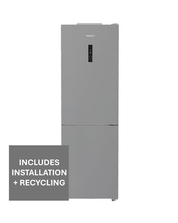 Hotpoint HPK 26363 XBR5UK Dual No Frost 60/40 Fridge Freezer Silver + Install