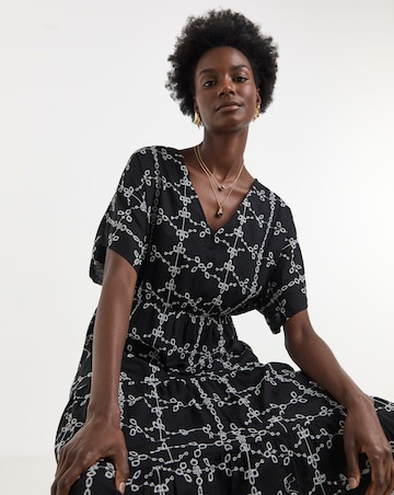 Pure Cotton Broderie Smock Dress