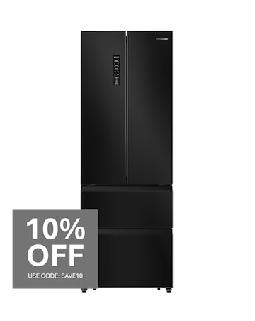 Hisense PureFlat RF632N4AFE2 Total No Frost American Fridge Freezer Black