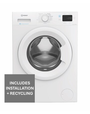 Indesit IP 1046 Push & Go Washing Machine - White + Install
