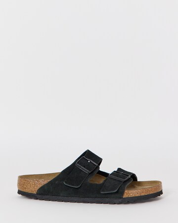 Birkenstock Classic Suede Arizona Sandals - Black