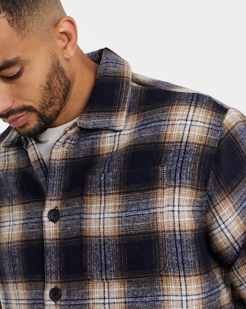 Jack & Jones Soho Ollie Overshirt - Navy Check