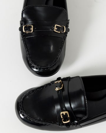 Kennedy Double Buckle Detail Loafers - Extra Wide Fit (EEE)