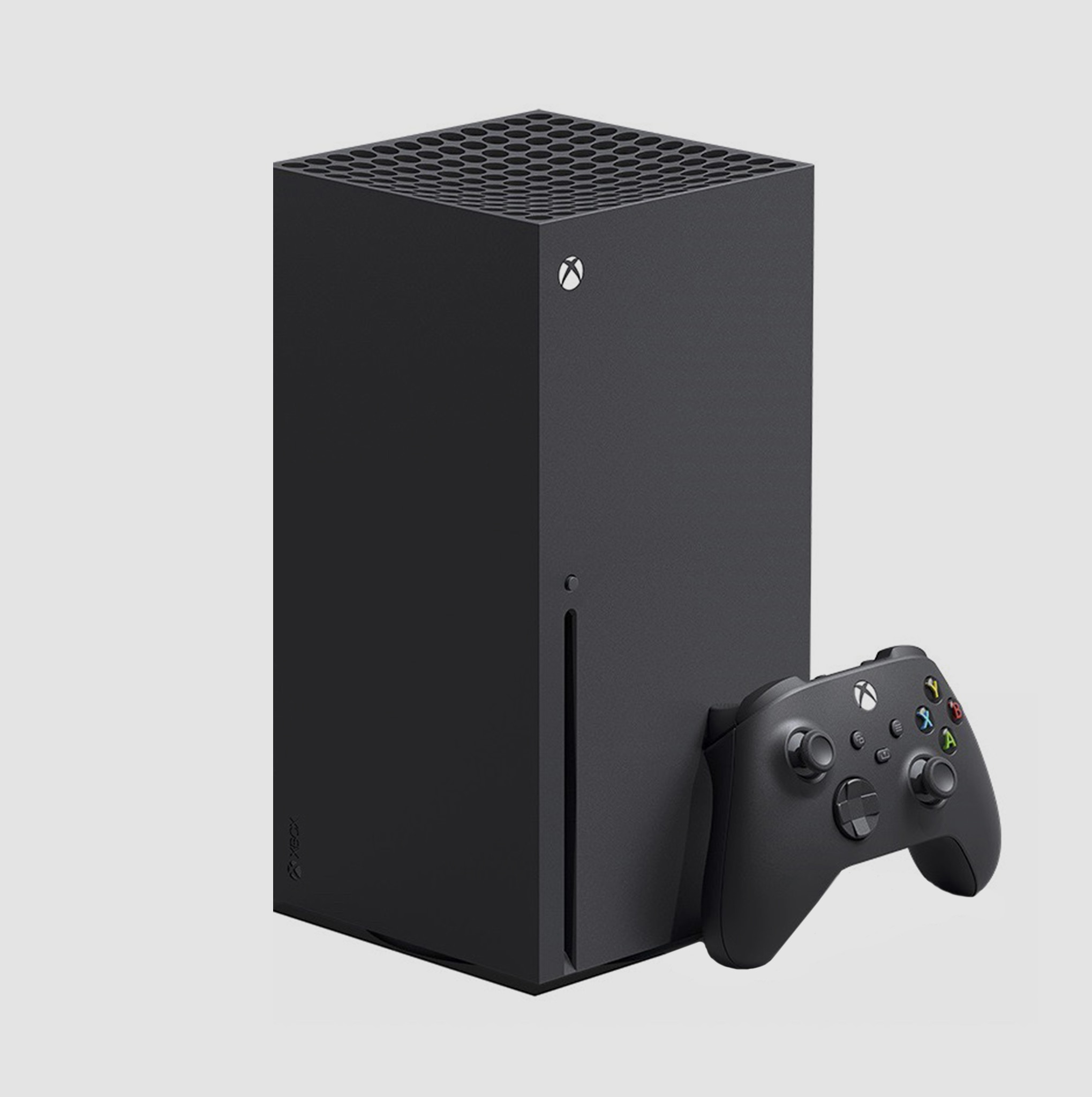 An Xbox console.