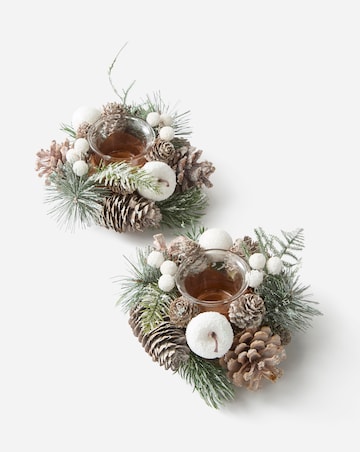 Mini Apple Candle Holder - Set of 2