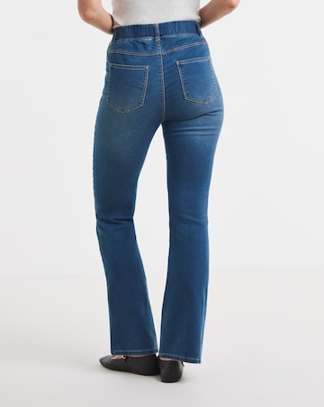 Mid Blue Stretch Bootcut Jeggings