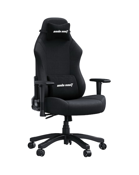 Anda seaT Luna Premium Large Office Gaming Chair - Black Fabric