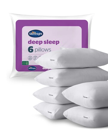 Silentnight Deep Sleep Pack of 6 Pillows