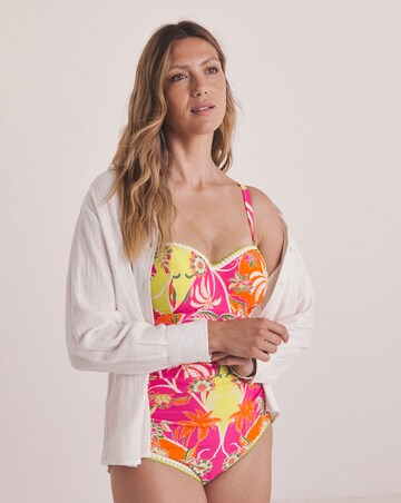 Figleaves Frida Underwired Bandeau Swimsuit