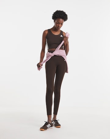 adidas Train Essentials 3 Stripes Cropped Tank Top