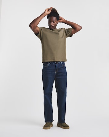 Loose Fit Stretch Jeans Darkwash