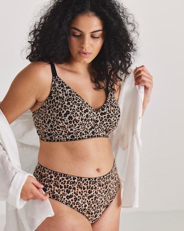 Lemonade Dolls Mesh Leopard High Leg Knicker