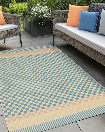 Cosmos Chequer Indoor/Outdoor Rug